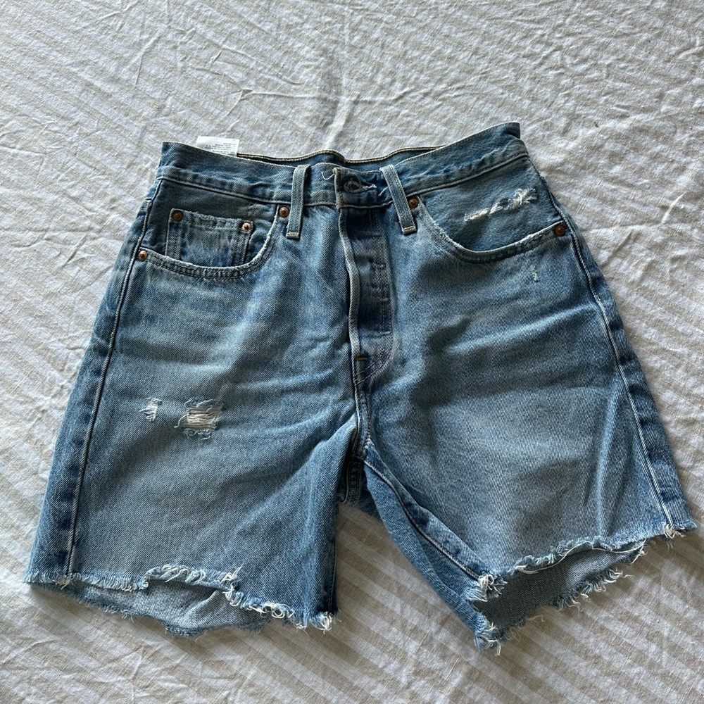 Levi's 501 Mid-Thigh Jean Shorts